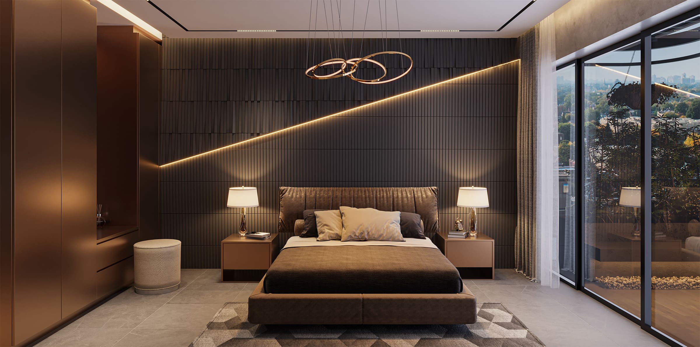 Dried plant stem with elegant leaves.